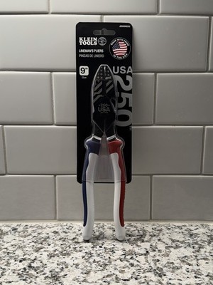 Klein Tools 250th Anniversary Linemans Pliers 9  USA Limited Edition J20009NE250