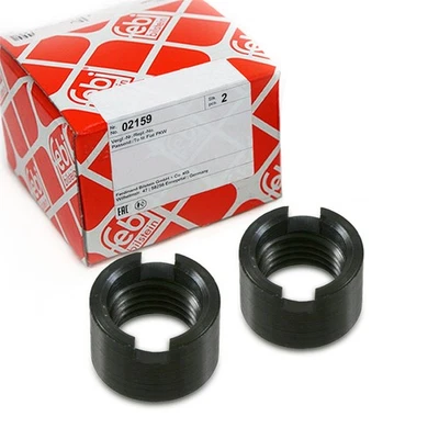 2X ORIGINAL FEBI BILSTEIN GEWINDEBUCHSE GEWNIDEHÜLSE FEDERBEIN STOßDÄMPFER 02159