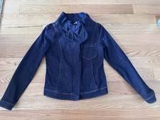 Love Moschino Dark Blue Denim Jacket Small Je...