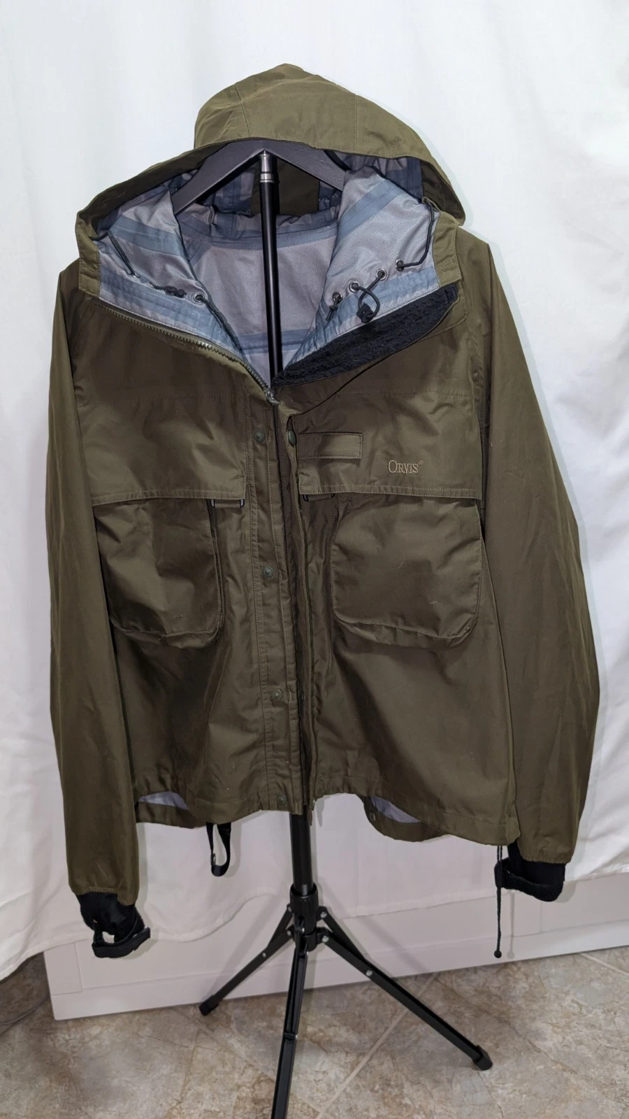 Vintage Men's Orvis Fishing Raincoat - Free Shipping