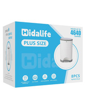 Refills Compatible with Dekor plus Diaper Pails, Disposable Diaper Trash Bags, E