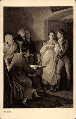 Künstler Ak Ramberg, Goethes Hermann und Dorothea, Einführung ins... - 4336236