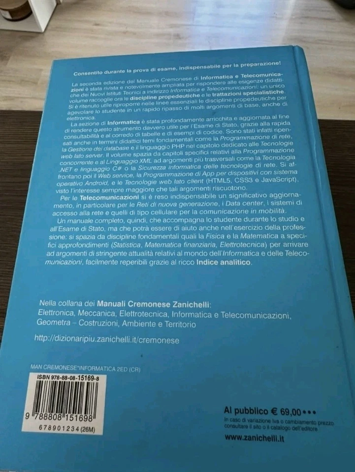 Manuale di Informatica Cremonese 9788808151698 - Immagine 3 di 4