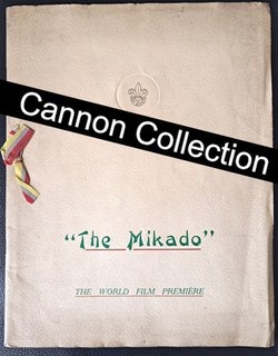 1939 The Mikado WORLD FILM PREMIERE BROCHURE Gilbert & Sullivan D'Oyly Carte