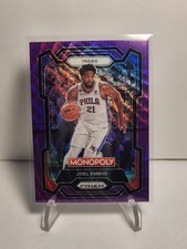 2023-24 Panini Prizm Monopoly Joel Embiid Purple Wave Prizm #69