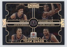 2025 Contenders EuroLeague Team Quads Play-In Nadir Hifi Justin Robinson #6 rw6