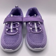 RUNSIDE Kids Shoes. Adjustable Closure. Purple, Girls Toddler 8