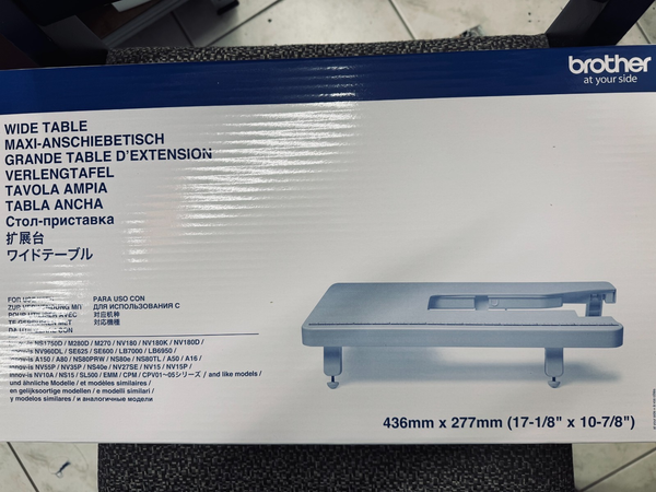 Anschiebetisch FüR Brother Modelle Innov-Is, Modell WT15-image
