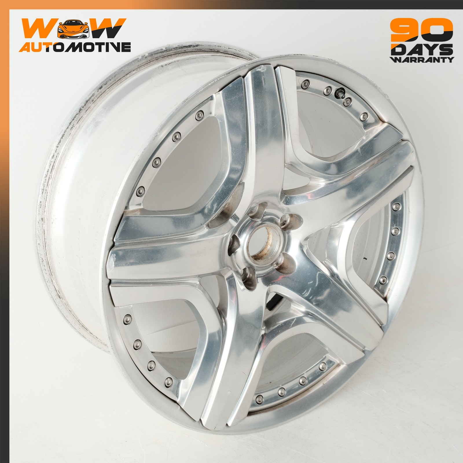12-19 BENTLEY CONTINENTAL FLYING SPUR 9.5 X 21 21" WHEEL RIM 3W0601025DA 2 OEM