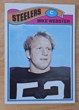 1977 Topps #99 Mike Webster HOF Steelers Rookie RC Ex-ExMt