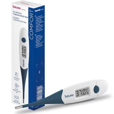 Beurer FT17 Fieberthermometer Flexspitze 10s Messung Baby Kinder Erwachsene