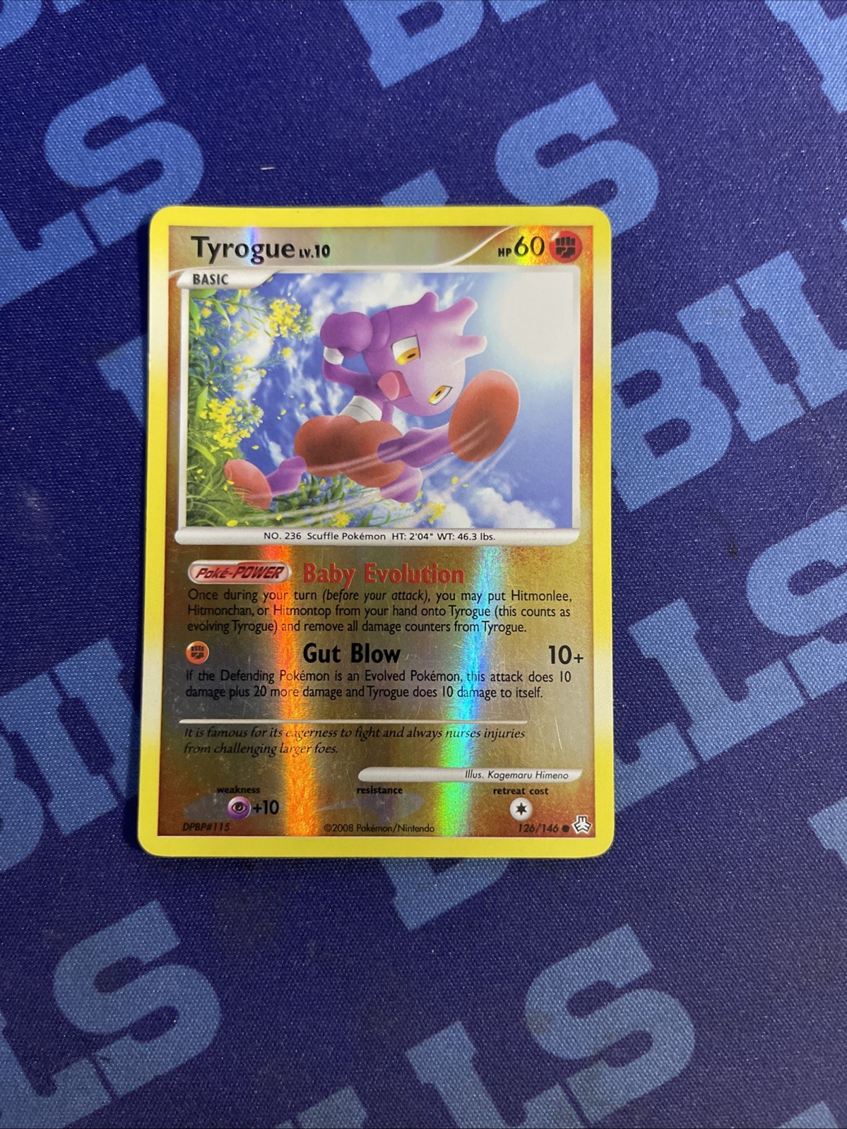 Pokemon Tyrogue Reverse Holo Legends Awakened 126/146 LP
