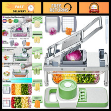 Multi-Functional Vegetable Chopper with 8 Blades - Mandoline Slicer  Dicer - Sa