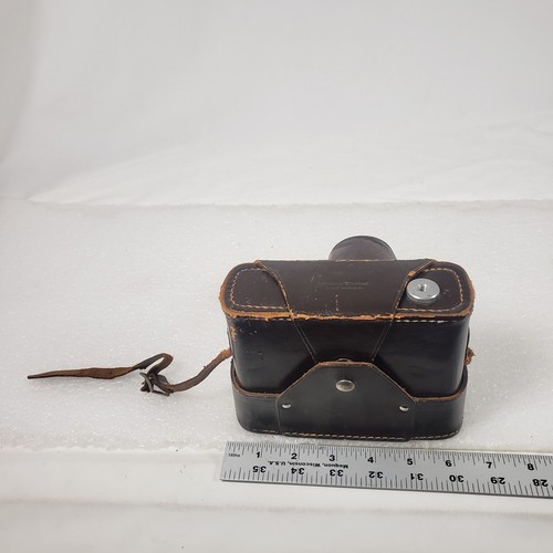 Vintage Argus 50MM Coated Cintar Model C3 Camera Rangefinder Cow Leather Case - Picture 12 of 17