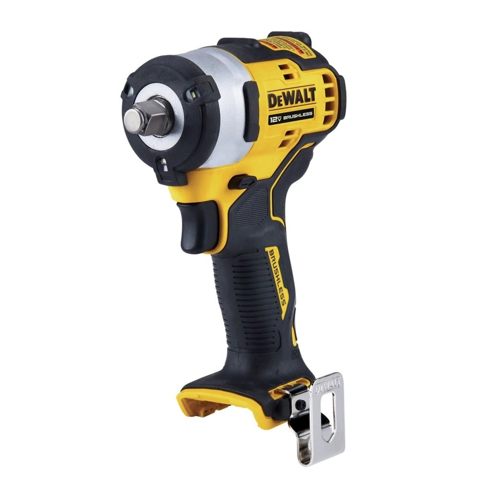 DEWALT DCF901BR 12V MAX 1/2" Llave de Impacto (Solo Herramienta) Certificada Reacondicionada