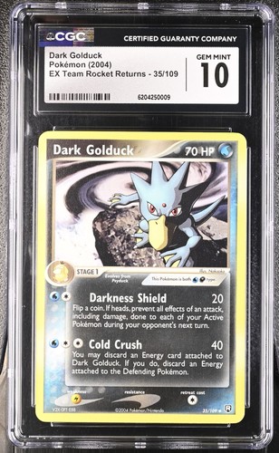 Dark Golduck graded CGC 10 for sale on eBay