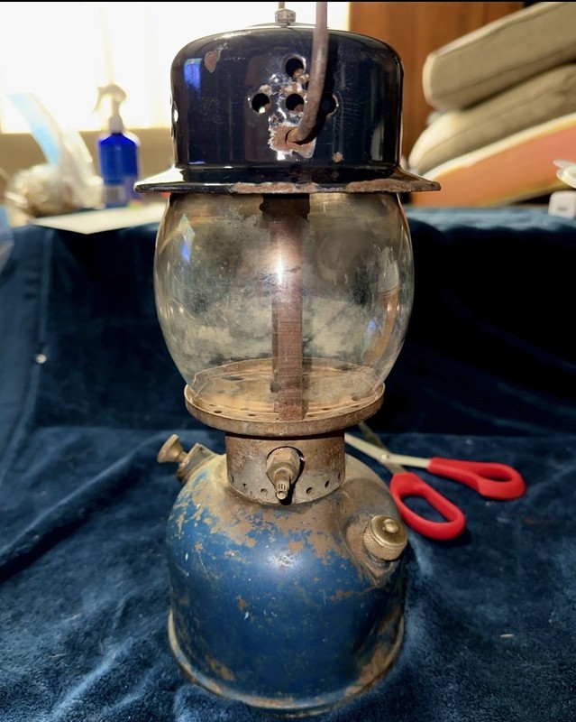 Vintage Coleman Lantern Model 243A  Date Code 9-12, (December, 1939) Untested