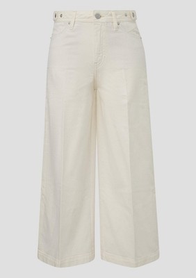 s.Oliver - Culotte Jeans Suri / Regular Fit / High Rise / Wide Leg / Undyed - Fa
