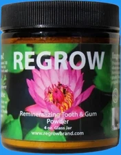 Regrow Remineralizing Tooth Powder Whiter Teeth Naturally Cleans & Heals