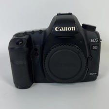 Canon EOS 5D Mark II 21.1 MP Full-Frame DSLR Camera Body Only Auto Focus - Black