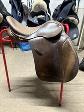 Ideal GP Saddle, Brown Leather, 17"