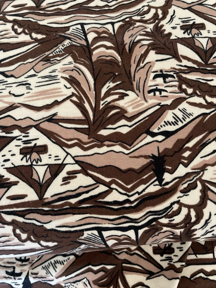 Tela de franela súper acurrucada Wildness marrón-10 yardas 1 pieza 100 % algodón, 42’’ W Foto 3 de 4