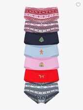 NEW Victoria's Secret PINK 7 Pack No Show Cheeky Panties S