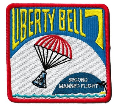 Kellogg's cereal premium NASA Mercury Liberty Bell 7 embroidered space patch