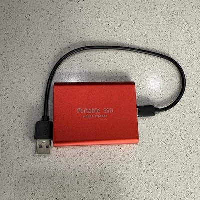 2TB Portable External Hard Drive   2TB SSD USB 3.1 Storage for Windows/Mac