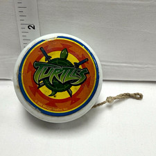 Teenage Mutant Ninja Turtles TMNT White Yo-Yo w/ String 2005 Vintage
