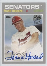 2016 Topps Archives Fan Favorites 1971 Design Frank Howard #FFA-FH Auto iz6