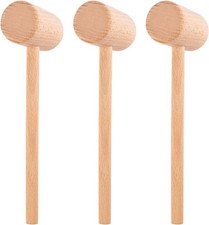 Wooden Crab Mallet for Chocolate, Mini Hammer Multi-Purpose Kids...
