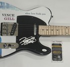 VINCE GILL SIGNED CUSTOM WHEN LOVE FINDS YOU ELECTRIC GUITAR JSA COA — photo 2