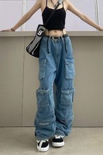 Patchwork Denim Overalls