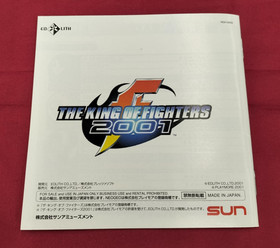 SNK King of Fighters 2001 Neo Geo AES Japan Import Fighting Game KOF Cartridge