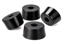 2" x 1-1/2" TPR Rubber Machine Mount Feet 5/16 Bolt Generator Compressor 4 Pack