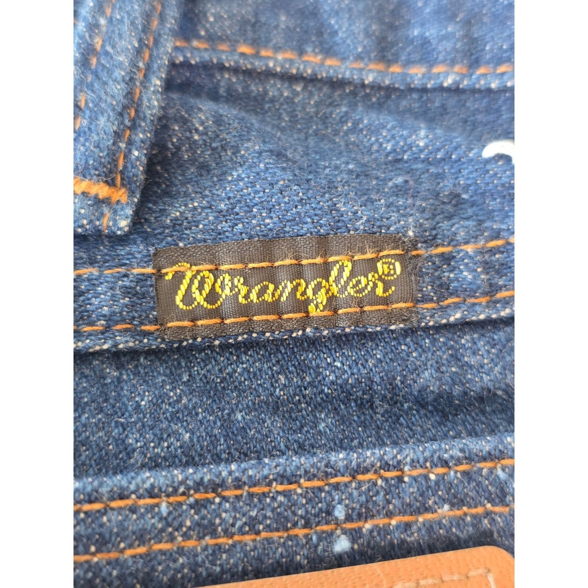 Vintage Wrangler 13MWZ Cowboy Cut Jeans 35x30 Western 70s 80s