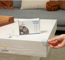 LuNiko Baby Proof 18-Piece Corner Guard Kit – Safety Certified & Easy to Install