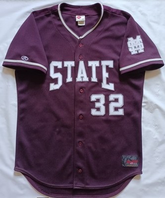 Vintage NCAA Mississippi State Bulldogs Rawlings Baseball Jersey