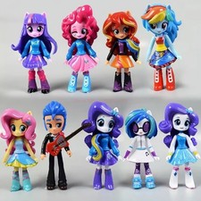 9pcs MY LITTLE PONY play figures EQUESTRIA GIRLS model toys gift