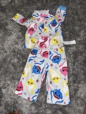 BABY SHARK  Nickelodeon Pinkfong 2 piece Pajama Set Size 12 Month NWT