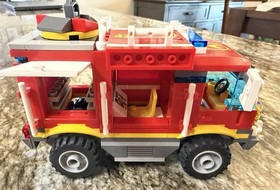 LEGO City Fire 4208 Fire Truck 243pc Complete Set w/ Manual No Box Firefighter