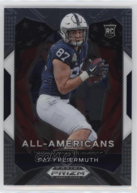 2021 Panini Prizm Draft Picks All-American Pat Freiermuth #184 14x1
