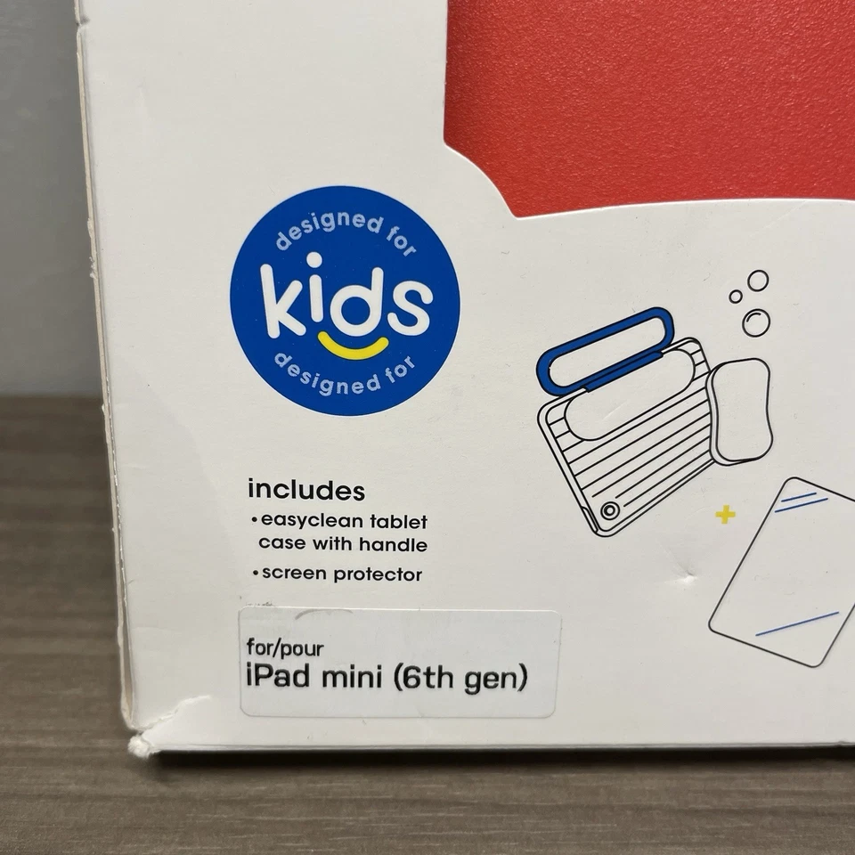 NUEVO Funda Tablet OtterBox EasyClean Niños para Apple iPad Mini (6.ª generación) Foto 2 de 4