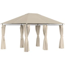 Patio Gazebo Pergola Gazebo Six Sidewalls To Stop Unwanted Guests with Wings