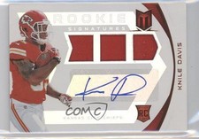 2013 Panini Momentum Rookie Signatures 398/399 Knile Davis #218 Auto 0b2