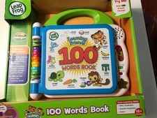LeapFrog Learning Friends 100 Words Book Green Both English and Spanish