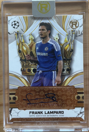 Frank Lampard #CLA-FL 2024 Topps Reverence UEFA Crowned Legend Autograph card