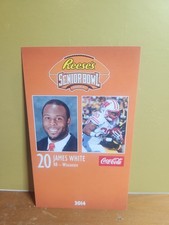 2014 James White Senior Bowl Rookie Card....Wisconsin. rookie card picture