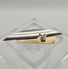 Designer Brosche 925 Silber Anstecknadel antik vintage Art Deco Stil Modernist